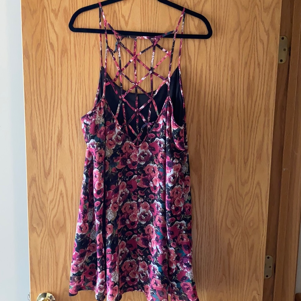 Super cute lattice back dress